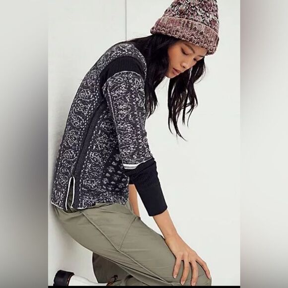 NEW  Free People Stevie’s Reversible Thermal Layering Top - Picture 1 of 3